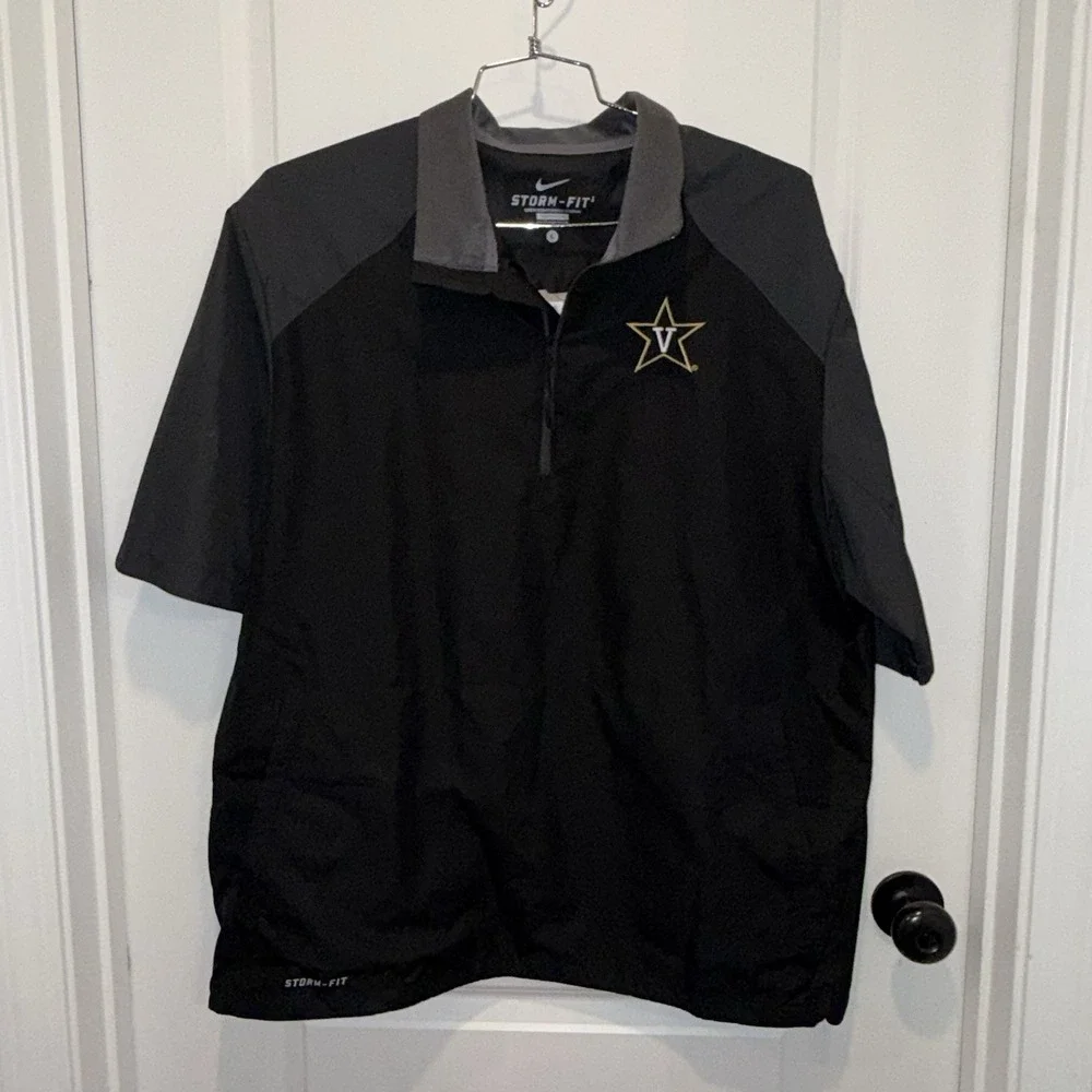 Nike Storm-FIT Vanderbilt Commodores Football Pullover Mens L Black NCAA